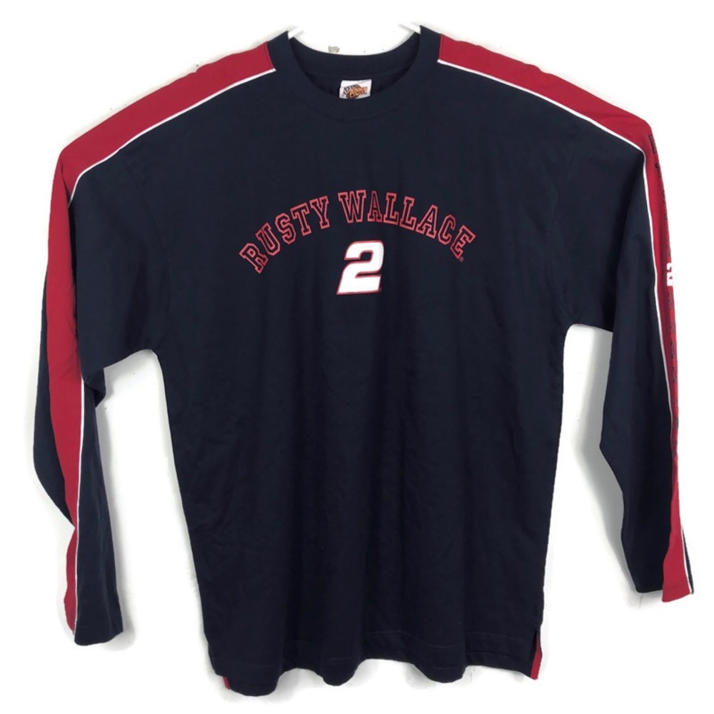 NASCAR Rusty Wallace XL Long Sleeve Shirt NWT 2002